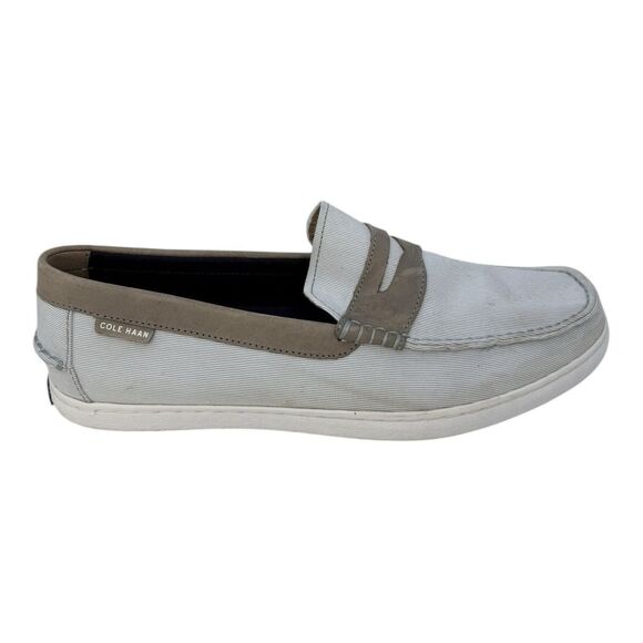 Cole Haan Loafer Mens 12 Blue Pinch Weekender Riverside Seersucker Shoes - Picture 3 of 7